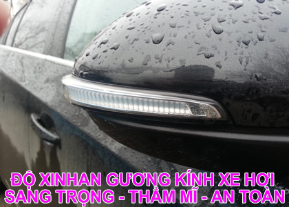 Độ đèn gương kính xe hơi ô tô