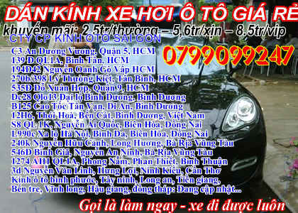 contact film Kính chắn gió  | kiếng chắn gió xe hơi ô tô giá rẻ